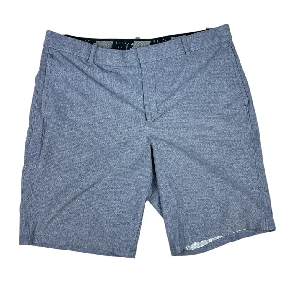 Nike Shorts Mens 36 Standard Flex Hybrid Gridiron‎ Blue Gray Chino AJ5495 - Picture 2 of 10